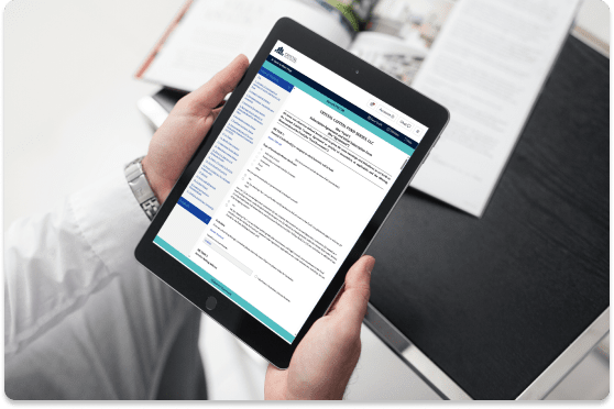 Subscribe Clients to a Portfolio Supporting Document iPad